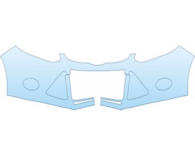 PAINT PROTECTION KIT - 2012 FORD FOCUS SEDAN 4 DOOR TITANIUM BUMPER KIT - PRECUT PPF CLEAR BRA WRAP