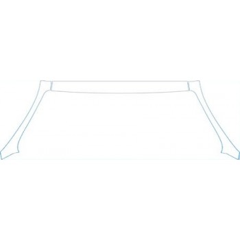 PAINT PROTECTION KIT - 2012 FORD FOCUS SEDAN 4 DOOR S ROOF A-PILLAR KIT - PRECUT PPF CLEAR BRA WRAP