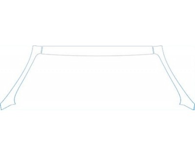 PAINT PROTECTION KIT - 2012 FORD FOCUS SEDAN 4 DOOR TITANIUM ROOF A-PILLAR KIT - PRECUT PPF CLEAR BRA WRAP