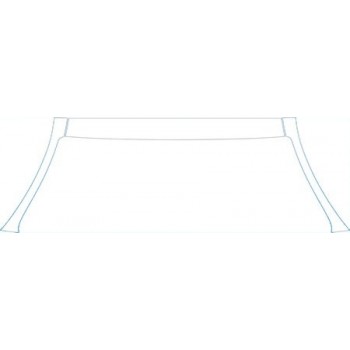 PAINT PROTECTION KIT - 2011 FORD FIESTA SEDAN SEL ROOF A-PILLARS KIT - PRECUT PPF CLEAR BRA WRAP