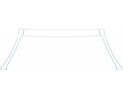 PAINT PROTECTION KIT - 2011 FORD FIESTA SEDAN S ROOF A-PILLARS KIT - PRECUT PPF CLEAR BRA WRAP