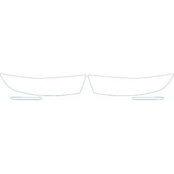PAINT PROTECTION KIT - 2013 FORD TAURUS LIMITED  HEADLIGHTS FOGLIGHTS KIT - PRECUT PPF CLEAR BRA WRAP