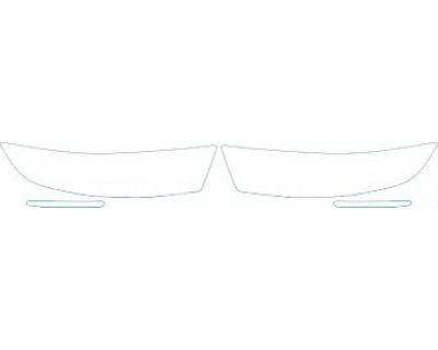 PAINT PROTECTION KIT - 2013 FORD TAURUS SE  HEADLIGHTS FOGLIGHTS KIT - PRECUT PPF CLEAR BRA WRAP