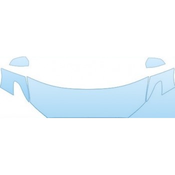 PAINT PROTECTION KIT - 2013 FORD FUSION S  HOOD FENDER MIRROR KIT - PRECUT PPF CLEAR BRA WRAP