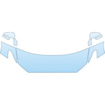 PAINT PROTECTION KIT - 2013 FORD FUSION SE  HOOD FENDER MIRROR KIT - PRECUT PPF CLEAR BRA WRAP