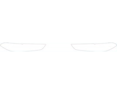 PAINT PROTECTION KIT - 2013 FORD FUSION S  HEADLIGHT KIT - PRECUT PPF CLEAR BRA WRAP