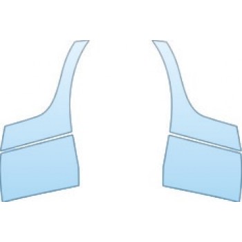 PAINT PROTECTION KIT - 2013 FORD FUSION S  SPLASH KIT - PRECUT PPF CLEAR BRA WRAP