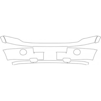 2013 FORD EXPIDITION KING RANCH  Bumper(with Plate Cut Out) Kit