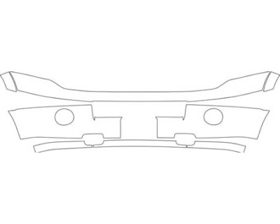 2013 FORD EXPIDITION XLT  Bumper(with Plate Cut Out) Kit