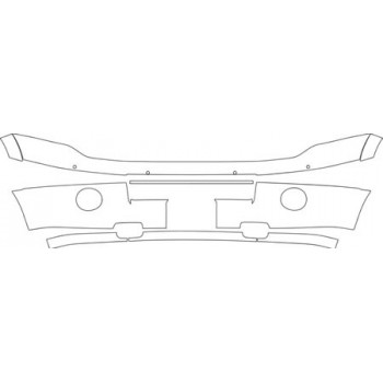 2013 FORD EXPIDITION KING RANCH  Bumper(with Plate Cut Out Senors) Kit
