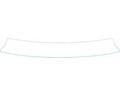 PAINT PROTECTION KIT - 2013 FORD C-MAX HYBRID SE  REAR BUMPER DECK KIT - PRECUT PPF CLEAR BRA WRAP