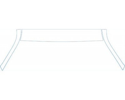 PAINT PROTECTION KIT - 2013 FORD MUSTANG BOSS 302 BASE ROOF A-PILLAR KIT - PRECUT PPF CLEAR BRA WRAP
