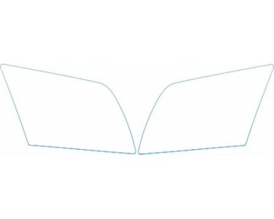PAINT PROTECTION KIT - 2013 FORD MUSTANG GT CONVERTIBLE HEADLIGHTS KIT - PRECUT PPF CLEAR BRA WRAP