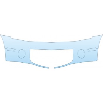 PAINT PROTECTION KIT - 2013 FORD MUSTANG SHELBY GT500 COUPE LOWER BUMPER KIT - PRECUT PPF CLEAR BRA WRAP