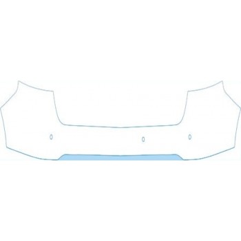 PAINT PROTECTION KIT - 2013 FORD EDGE LIMITED  FULL REAR BUMPER KIT - PRECUT PPF CLEAR BRA WRAP