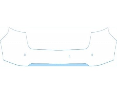 PAINT PROTECTION KIT - 2013 FORD EDGE SEL  FULL REAR BUMPER KIT - PRECUT PPF CLEAR BRA WRAP