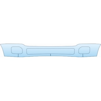 PAINT PROTECTION KIT - 2013 FORD F350 - SUPER DUTY  BUMPER - PRECUT PPF CLEAR BRA WRAP