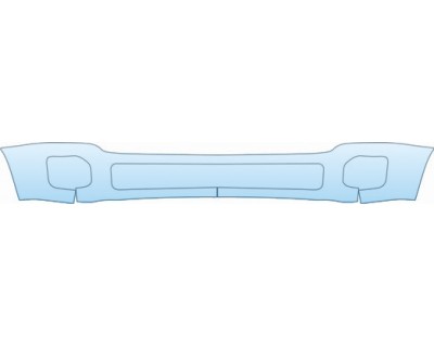 PAINT PROTECTION KIT - 2013 FORD F350 - SUPER DUTY KING RANCH  BUMPER - PRECUT PPF CLEAR BRA WRAP