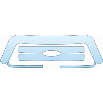 PAINT PROTECTION KIT - 2013 FORD F350 - SUPER DUTY  GRILLE - PRECUT PPF CLEAR BRA WRAP