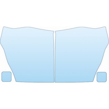 PAINT PROTECTION KIT - 2013 FORD F350 - SUPER DUTY  HEADLIGHTS AND FOG LIGHTS - PRECUT PPF CLEAR BRA WRAP