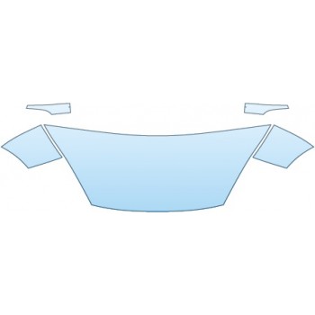 Precut PPF Kit – Clear Bra Paint Protection Film PAINT PROTECTION KIT - 2014 FORD FIESTA TITANIUM HOOD FENDERS MIRRORS (24 INCH) - PRECUT PPF CLEAR BRA WRAP