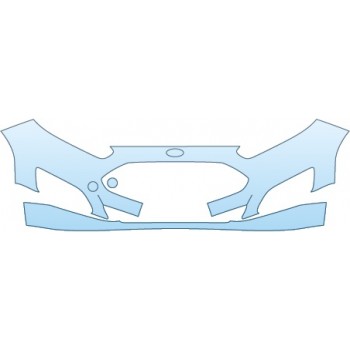PAINT PROTECTION KIT - 2014 FORD FIESTA TITANIUM  BUMPER - PRECUT PPF CLEAR BRA WRAP