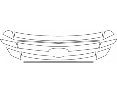2018 FORD TAURUS SHO  Grille