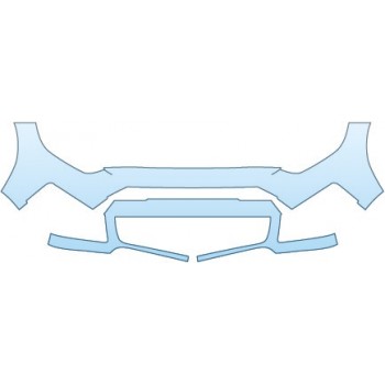 PAINT PROTECTION KIT - 2015 FORD MUSTANG GT ROUSH BUMPER - PRECUT PPF CLEAR BRA WRAP