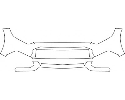 2015 FORD MUSTANG ECOBOOST PREMIUM COUPE Bumper