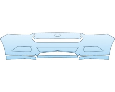 PAINT PROTECTION KIT - 2015 FORD FUSION S HYBRID  BUMPER - PRECUT PPF CLEAR BRA WRAP