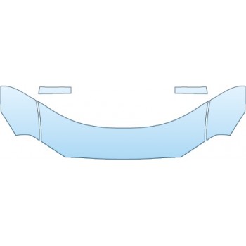 PAINT PROTECTION KIT - 2014 FORD MUSTANG GT PREMIUM CONVERTIBLE HOOD FENDER MIRRORS - PRECUT PPF CLEAR BRA WRAP