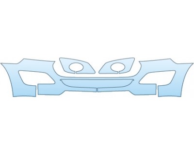 PAINT PROTECTION KIT - 2020 FORD TRANSIT CONNECT TITANIUM  LOWER BUMPER - PRECUT PPF CLEAR BRA WRAP