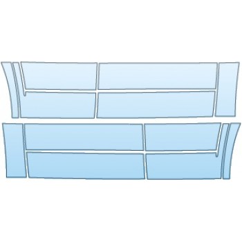 PAINT PROTECTION KIT - 2014 FORD EXPEDITION XLT BASE ROCKERS - PRECUT PPF CLEAR BRA WRAP