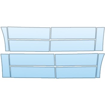 PAINT PROTECTION KIT - 2014 FORD EXPEDITION XLT LE ROCKERS (EL) - PRECUT PPF CLEAR BRA WRAP