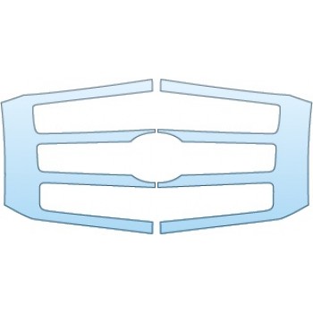 Precut PPF Kit – Clear Bra Paint Protection Film PAINT PROTECTION KIT - 2014 FORD EXPEDITION XLT LE GRILLE - PRECUT PPF CLEAR BRA WRAP