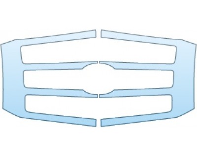 PAINT PROTECTION KIT - 2014 FORD EXPEDITION XLT LE GRILLE - PRECUT PPF CLEAR BRA WRAP