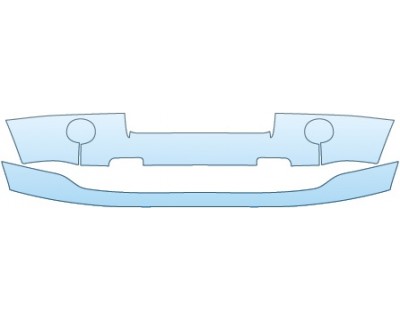 PAINT PROTECTION KIT - 2014 FORD EXPEDITION XLT LE BUMPER - PRECUT PPF CLEAR BRA WRAP