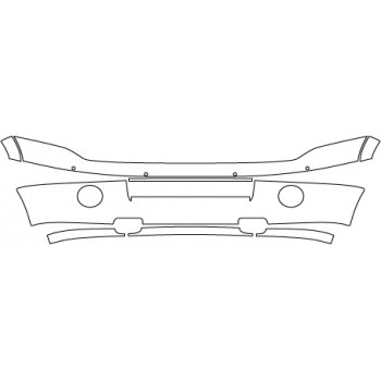 2014 FORD EXPEDITION XLT BASE Bumper(with Sensors)