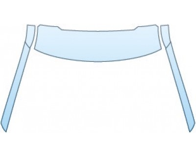 Precut PPF Kit – Clear Bra Paint Protection Film PAINT PROTECTION KIT - 2017 FORD EXPLORER PLATINUM ROOF A-PILLARS (WITH SUN ROOF) - PRECUT PPF CLEAR BRA WRAP