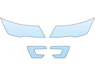 Precut PPF Kit – Clear Bra Paint Protection Film PAINT PROTECTION KIT - 2017 FORD EXPLORER PLATINUM HEADLIGHTS RUNNING LIGHTS - PRECUT PPF CLEAR BRA WRAP