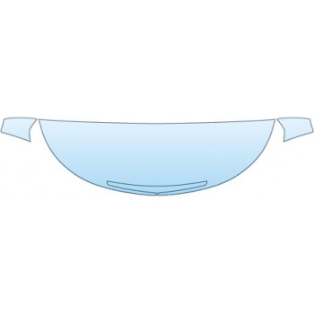 PAINT PROTECTION KIT - 2015 FORD EXPLORER SPORT  HOOD FENDERS (24 INCH) - PRECUT PPF CLEAR BRA WRAP