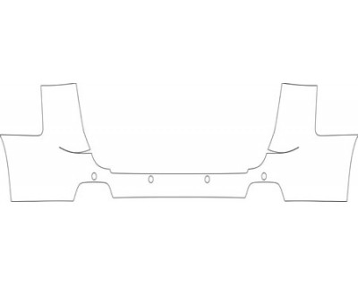 2012 GMC TERRAIN SLT  full Rear Bumper(slt) W/ Sensors Kit