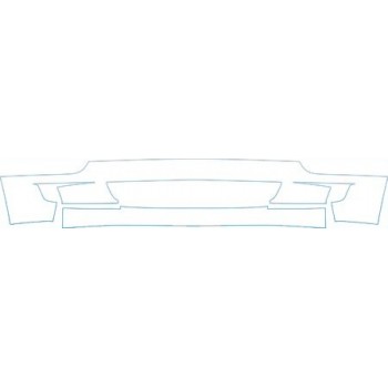 PAINT PROTECTION KIT - 2012 GMC ACADIA DENALI  LOWER BUMPER(24 INCH) KIT - PRECUT PPF CLEAR BRA WRAP