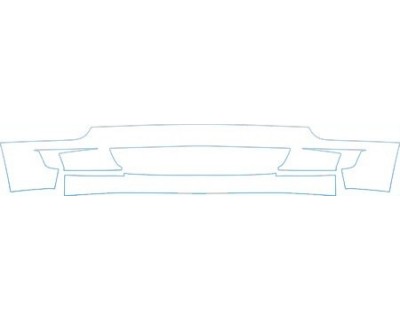 PAINT PROTECTION KIT - 2012 GMC ACADIA DENALI  LOWER BUMPER(24 INCH) KIT - PRECUT PPF CLEAR BRA WRAP