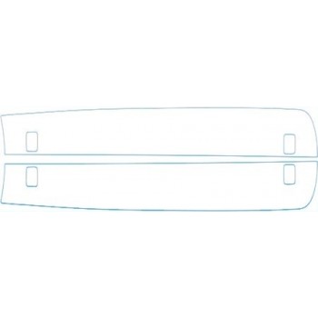 PAINT PROTECTION KIT - 2010 GMC SIERRA DENALI  BED RAILS (REGULAR BED) KIT - PRECUT PPF CLEAR BRA WRAP