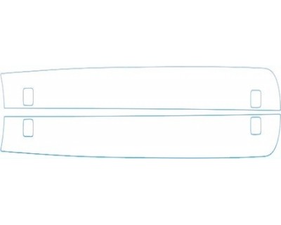 PAINT PROTECTION KIT - 2010 GMC SIERRA DENALI  BED RAILS (REGULAR BED) KIT - PRECUT PPF CLEAR BRA WRAP