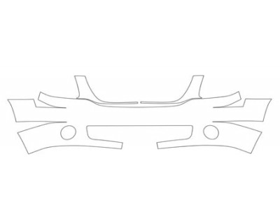 2013 GMC YUKON XL  Bumper With Plate Cut Out Kit
