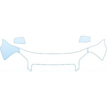 PAINT PROTECTION KIT - 2013 GMC TERRAIN SLT  HOOD FENDER MIRRORS(BIKINI CUT) KIT - PRECUT PPF CLEAR BRA WRAP