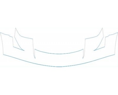 PAINT PROTECTION KIT - 2010 GMC SIERRA 1500 UPPER BUMPER KIT - PRECUT PPF CLEAR BRA WRAP