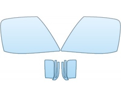 PAINT PROTECTION KIT - 2016 GMC TERRAIN DENALI  HEADLIGHTS FOG LIGHTS - PRECUT PPF CLEAR BRA WRAP